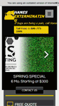 Mobile Screenshot of hanesexterminating.com